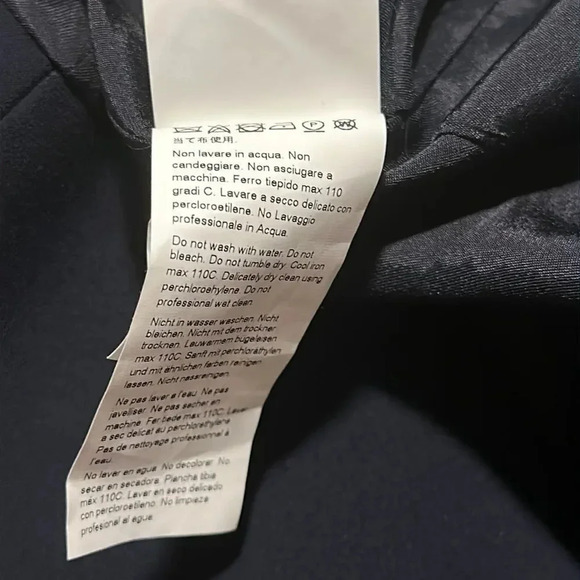 Marina Rinaldi Marin Cannes Blazer Jacket Navy/White Size 16 New - Picture 16 of 16